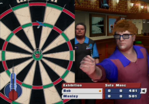 Gameplay screenshot for PDC World Championship Darts 2008