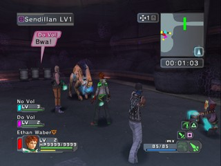 Gameplay screenshot for Phantasy Star Universe