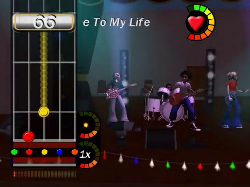 Gameplay screenshot for PopStar Guitar