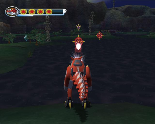 Gameplay screenshot for Power Rangers: Dino Thunder