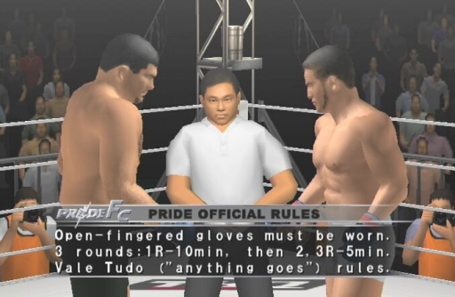 Gameplay screenshot for Pride FC: Fighting Championships