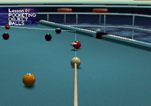 Gameplay screenshot for Q-Ball: Billiards Master