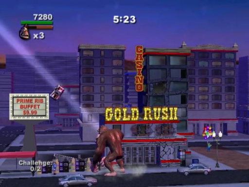 Gameplay screenshot for Rampage: Total Destruction