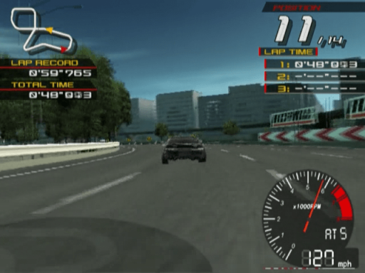 Gameplay screenshot for Ridge Racer V