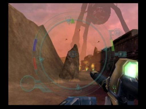 Gameplay screenshot for Robotech: Invasion