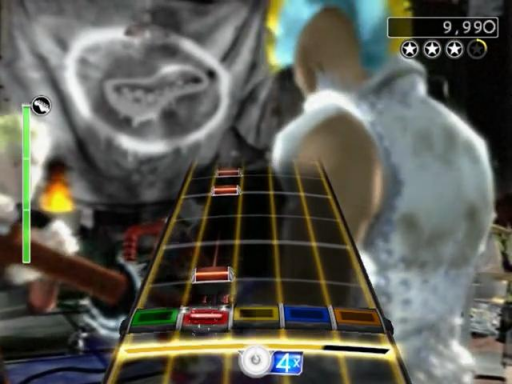 Gameplay screenshot for Rock Band