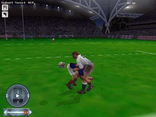 Gameplay screenshot for Rugby