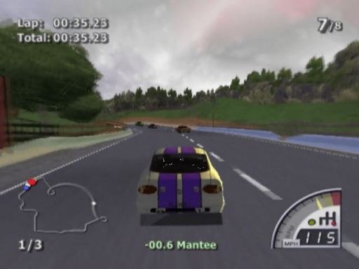 Gameplay screenshot for Rumble Racing