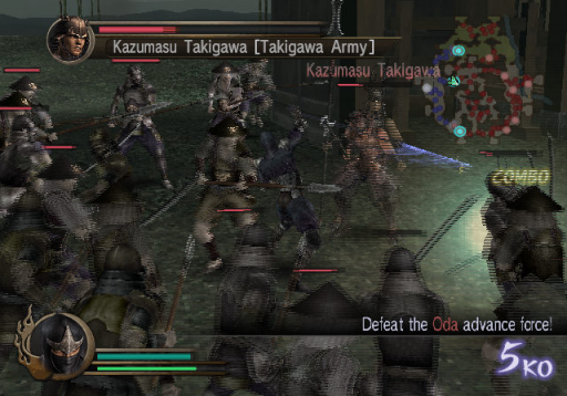 Gameplay screenshot for Samurai Warriors