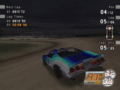 Gameplay screenshot for Saturday Night Speedway