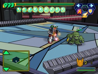 Gameplay screenshot for SD Gundam Force Showdown