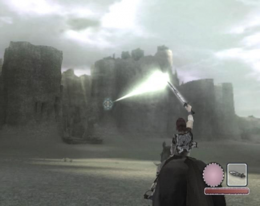 Gameplay screenshot for Shadow of the Colossus