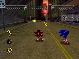 Gameplay screenshot for Shadow the Hedgehog
