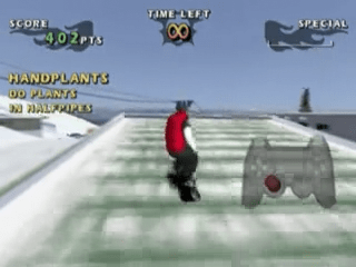 Gameplay screenshot for Shaun Palmer's Pro Snowboarder