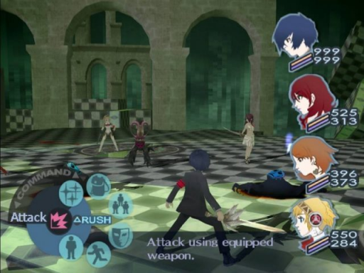 Gameplay screenshot for Shin Megami Tensei: Persona 3 FES