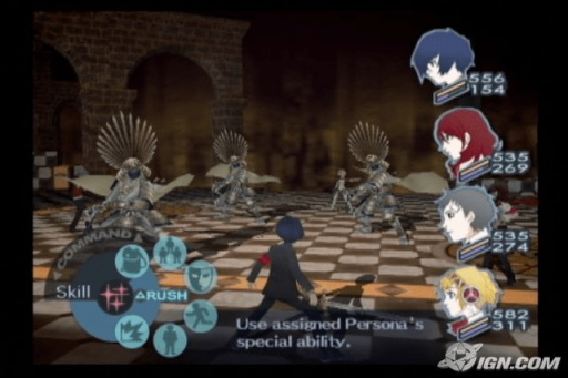 Gameplay screenshot for Shin Megami Tensei: Persona 3
