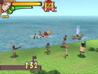 Gameplay screenshot for Shonen Jump's One Piece: Grand Battle