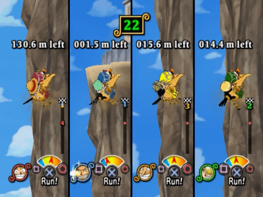 Gameplay screenshot for Shonen Jump's One Piece: Pirates' Carnival