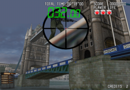 Gameplay screenshot for Silent Scope 2: Dark Silhouette