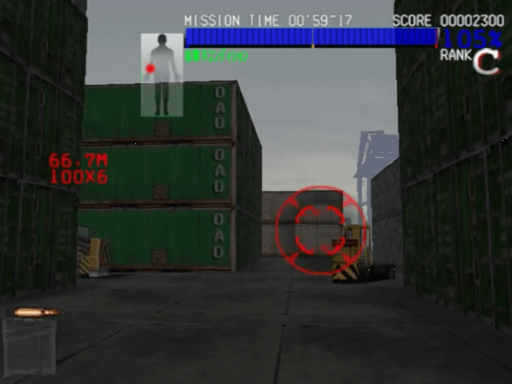 Gameplay screenshot for Silent Scope 3