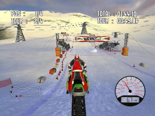 Gameplay screenshot for Ski-Doo Snow X Racing