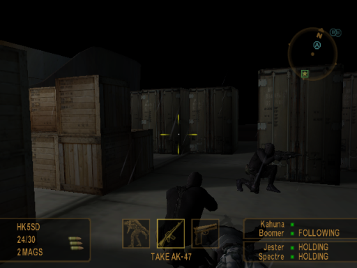 Gameplay screenshot for SOCOM: U.S. Navy SEALs