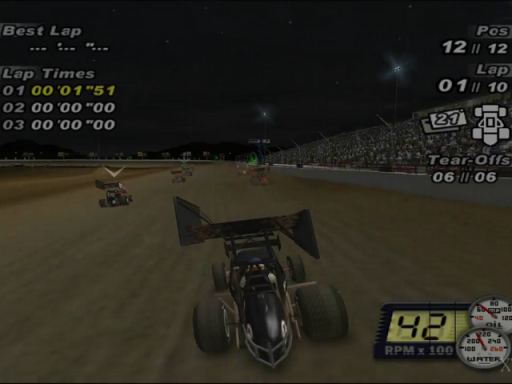 Gameplay screenshot for Sprint Cars 2: Showdown at Eldora