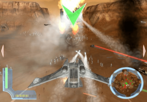Gameplay screenshot for Star Wars: Clone Wars
