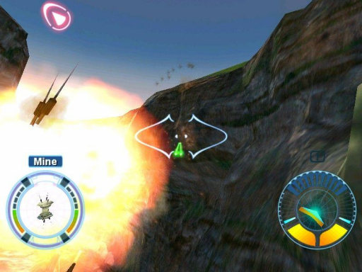 Gameplay screenshot for Star Wars: Starfighter