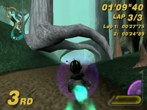 Gameplay screenshot for Star Wars: Super Bombad Racing