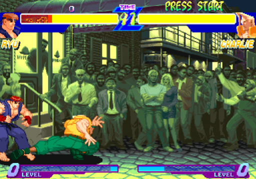 Gameplay screenshot for Street Fighter Alpha Anthology