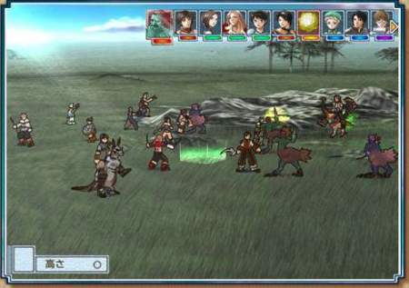 Gameplay screenshot for Suikoden Tactics