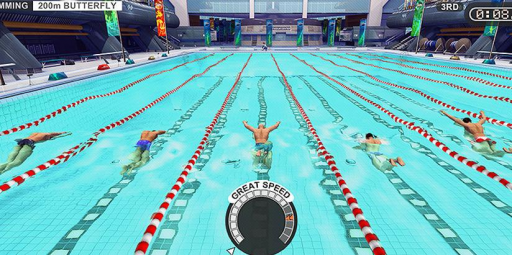 Gameplay screenshot for Summer Athletics: The Ultimate Challenge