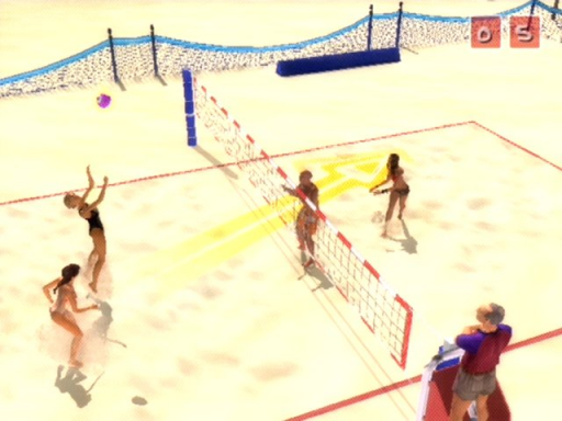 Gameplay screenshot for Summer Heat Beach Volleyball