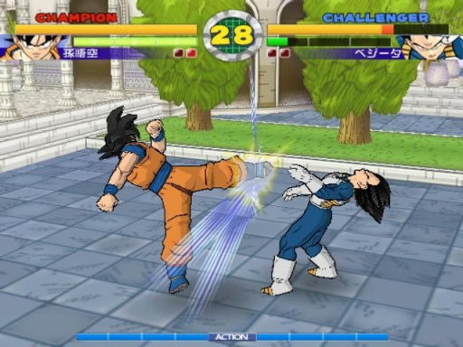 Gameplay screenshot for Super Dragon Ball Z