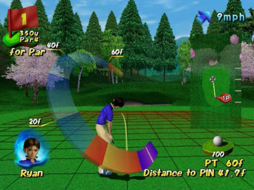 Gameplay screenshot for Swing Away Golf