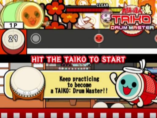 Gameplay screenshot for Taiko Drum Master