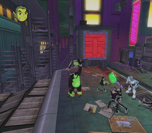 Gameplay screenshot for Teen Titans