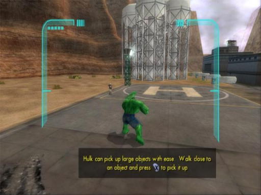 Gameplay screenshot for The Incredible Hulk