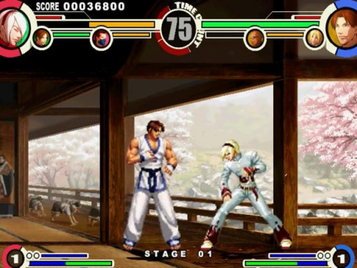 Gameplay screenshot for The King of Fighters XI