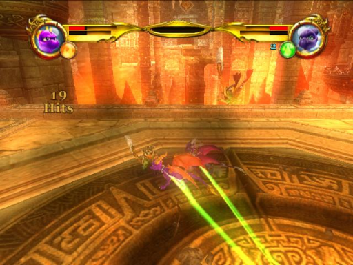 Gameplay screenshot for The Legend of Spyro: Dawn of the Dragon