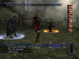 Gameplay screenshot for The Lord of the Rings: The Third Age
