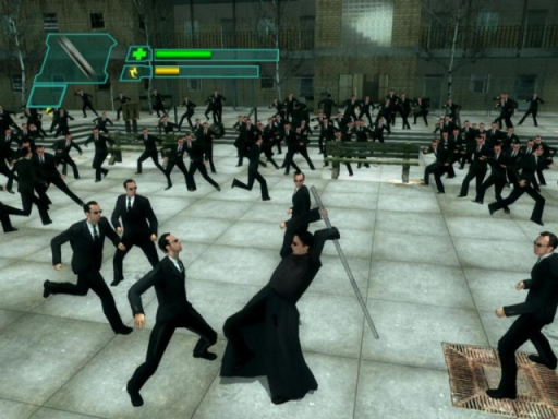 Gameplay screenshot for The Matrix: Path of Neo