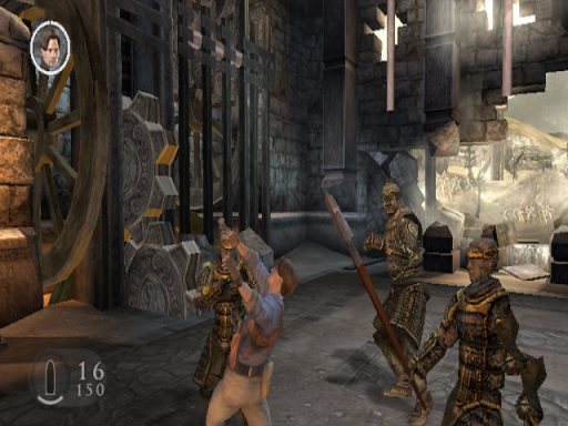 Gameplay screenshot for The Mummy: Tomb of the Dragon Emperor
