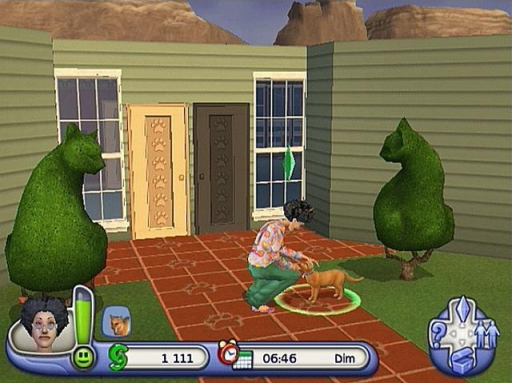 Gameplay screenshot for The Sims 2: Pets