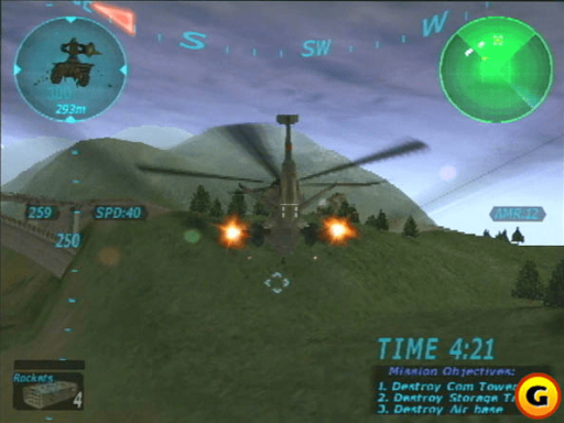 Gameplay screenshot for Thunder Strike: Operation Phoenix