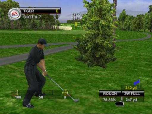 Gameplay screenshot for Tiger Woods PGA Tour 08