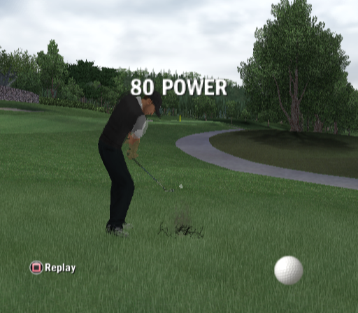 Gameplay screenshot for Tiger Woods PGA Tour 09