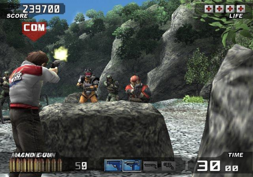 Gameplay screenshot for Time Crisis 3
