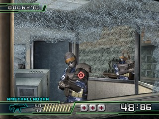 Gameplay screenshot for Time Crisis: Crisis Zone